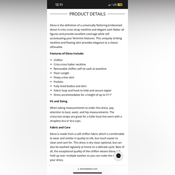 Kennedy Blue Elena Bridesmaid Dress - Picture 2 of 4